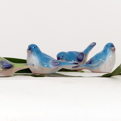 Uccellini in terracotta smaltata - vendita online su In-Vasi