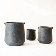 Vaso nero pentolaccia - vendita online su In-Vasi