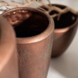 Vaso in fiberstone effetto rame anticato  - vendita online su In•Vasi