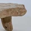 Tavolino scultoreo in teak